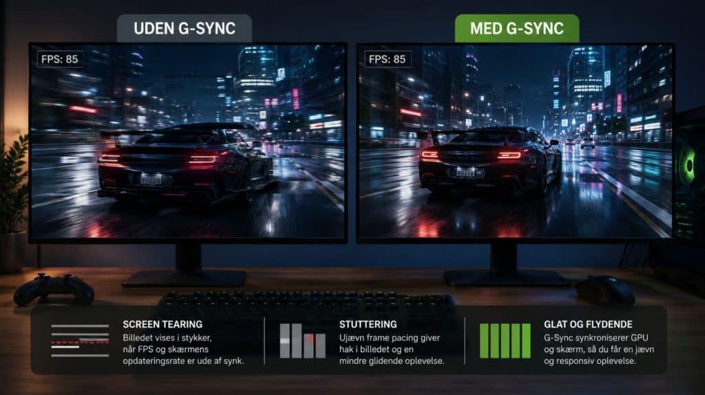 G-SYNC forklaret visuelt