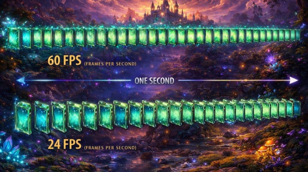 eksempel på frame rate i online spil