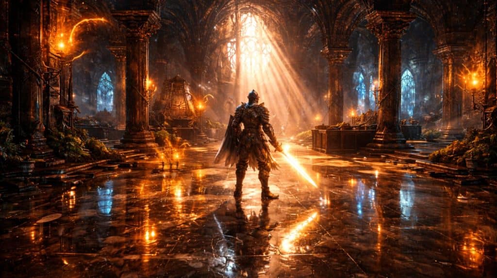 eksempel på ray tracing i et online spil