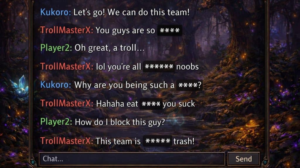 eksempel på trolling i online spil