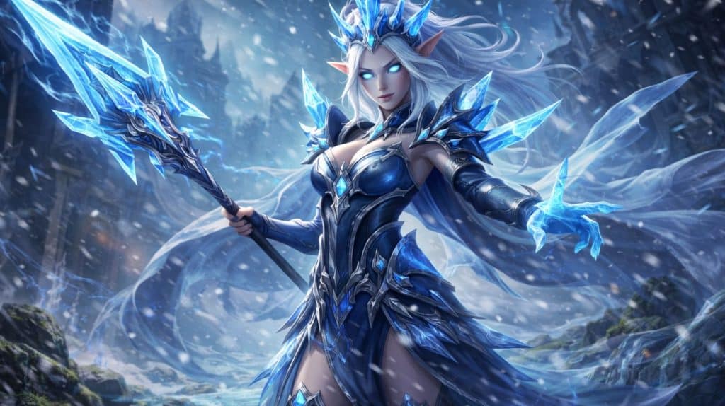 fantasi karakter som kunne være en del af et moba spil